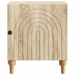 vidaXL Cabinet de chevet 2 Pièces Chêne Sonoma 43 x 34 5 x 50 cm