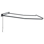 vidaXL Cadre de auvent Anthracite 3 5 x 2 5 m