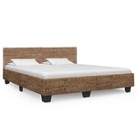 vidaXL Cadre de lit Rotin naturel 180x200 cm