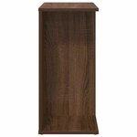 vidaXL Tables de chevet 2 Pièces chêne marron bois d'ingénierie