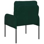 vidaXL Canapés avec coussin Vert foncé 60 x 56 x 80 cm Contreplaqué