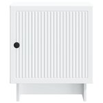 vidaXL Cabinet de chevet 2 Pièces Blanc 43 x 34 5 x 50 cm