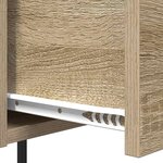 vidaXL Cabinet de chevet avec tiroir Chêne sonoma 42 x 41 x 56 cm