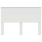 vidaXL Tête de lit Blanc 150 cm Bois d'ingénierie