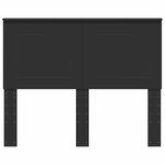 vidaXL Tête de lit Chêne noir 120 cm Bois d'ingénierie