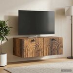 vidaXL Meuble TV mural Bois ancien 78 5 x 41 x 30 cm Bois d'ingénierie