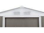 Abri de jardin métal "dallas" 8 84 m² avec abri bûche