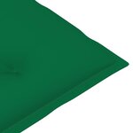 Vidaxl chaises inclinables de jardin 4 pièces avec coussins bois d'acacia