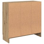 vidaXL Bibliothèque chêne artisanal 82 5x30 5x80 cm bois d'ingénierie