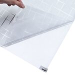 vidaXL Films pour fenêtre 2 Pièces dépoli motif d'étoiles PVC