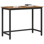 vidaXL table Bois ancien 80 x 50 x 76 5 cm Bois d'ingénierie et acier