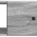 vidaXL Table basse Sonoma gris 90 x 50 x 40 cm Bois d'ingénierie