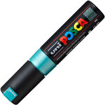 Marqueur Posca Vert métal PC8K Pointe large biseautée