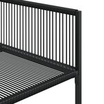 vidaXL Chaises de jardin lot de 4 noir résine tressée