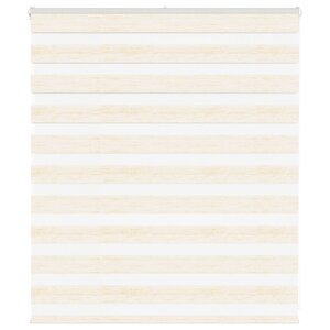 vidaXL Store zèbre beige marbré largeur du tissu 120 9 cm polyester