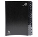 Trieur Ordonator 1-31+Jan-D. 44Com. noir EXACOMPTA