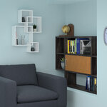 ACROPAQ Coffre Fort Discret a clé Livre- Coffre-fort a clé 155 x 245 x 55 mm simulé en livre- Sécurisez vos objets- Bleu