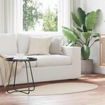 vidaXL Tapis HUARTE Beige 80 x 150 cm Polyester