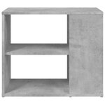 vidaXL Armoire latérale Gris béton 60x30x50 cm Aggloméré
