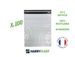 100 Enveloppes plastique opaques VAD/VPC - 600x800mm