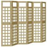 vidaXL Écran d'intimité extérieur   6 panneaux  en bois de pin traité