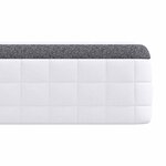 vidaXL Matelas 2 Pièces Blanc  Gris 80 x 200 cm Tissu tricoté