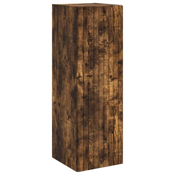 vidaXL Cabinet de Salle de Bain Mural Chêne fumé 33 x 34 5 x 100 cm