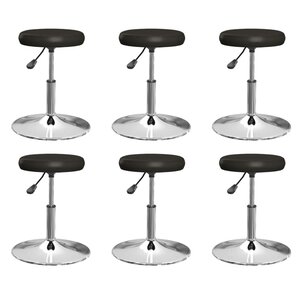 vidaXL Chaises à manger lot de 6 noir similicuir