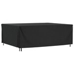 vidaXL Housse de salon de jardin noir 250x210x90 cm imperméable 420D