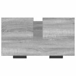 vidaXL Armoire de bain Sonoma gris 64 5x33 5x59 cm Bois d'ingénierie
