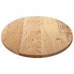 vidaXL Dessus de table 120x60x2 cm bois de chêne massif ovale