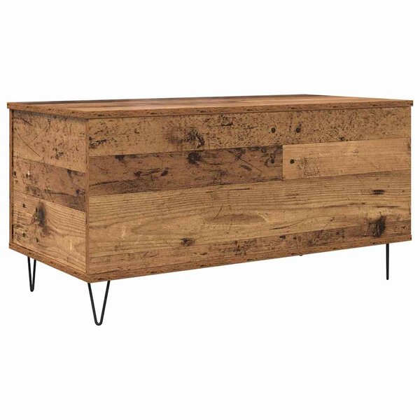 vidaXL Table basse Bois ancien 90 x 44.5 x 45 cm Bois d'ingénierie