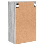 vidaXL Cabinet de salle de bain Sonoma gris 39 x 23.5 x 65 cm