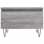 vidaXL Tables basses 2 Pièces sonoma gris 50x46x35 cm bois d'ingénierie