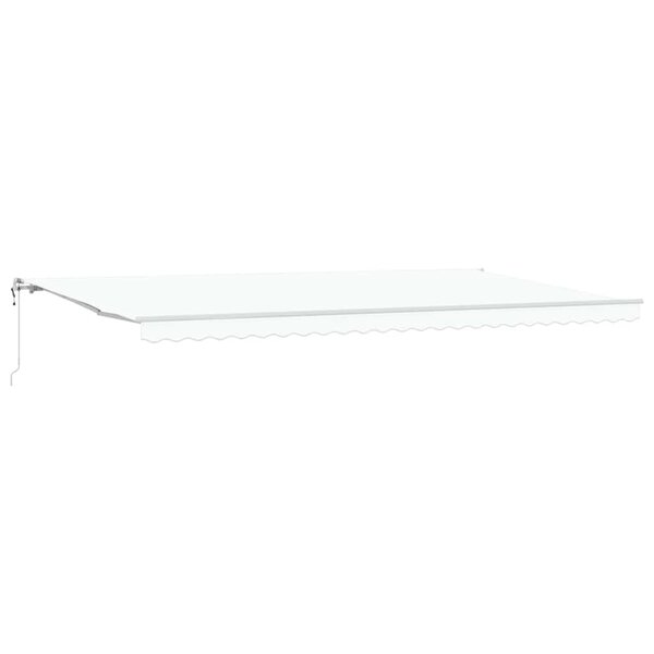 vidaXL Auvent Rétractable 600 × 300 cm Blanc
