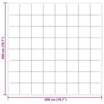 vidaXL Duvet d'hiver Matelassé Rose 200 x 200 cm Microfibre