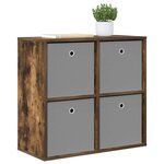 vidaXL Buffet Chêne fumé 68 5 x 32 x 67 cm
