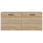vidaXL Armoire murale chêne sonoma 80x36 5x35 cm bois d'ingénierie