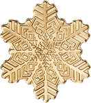 Pièce de monnaie en Or 5 Dollars g 0.5 Millésime Small Gold GOLDEN SNOWFLAKE (PRÉCOMMANDE)