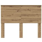 vidaXL Tête de lit Chêne artisanal 120 cm Bois d'ingénierie