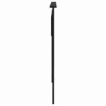 vidaXL Tête de lit Chêne noir 200 cm Bois d'ingénierie