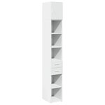 vidaXL Armoire de rangement mince blanc 30x42 5x225 cm