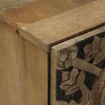 vidaXL Buffet Marron 40 x 33 5 x 75 cm Bois de mangue massif