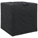 vidaXL Sac de stockage extérieur Noir 90 x 90 x 90 cm Tissu 210D