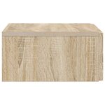 vidaXL Table d'appoint murale 59 x 34 5 x 17 cm Bois d'ingénierie
