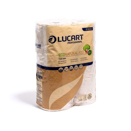 Papier toilette 100% recyclé - 6 rouleaux - Lucart
