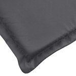 vidaXL Coussin de chaise de terrasse anthracite (75+105)x50x3 cm