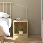 vidaXL Table de chevet 35 5x33 5x41 5 cm bois de pin massif