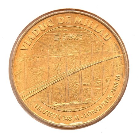Mini médaille monnaie de paris 2009 - viaduc de millau
