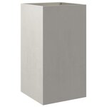 vidaXL Jardinière argenté 42x38x75 cm acier inoxydable